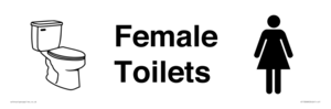 Dementia Female Toilet Sign